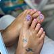 Full Acrylic Exotic Pedicure