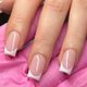 Full Set Acrylic French Tips