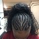 Braided ponytail