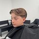 Scissors cut (no clippers)