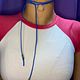Chokers azul círculo
