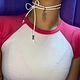 Chokers blanco serpiente