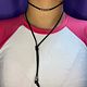 Chokers perlitas negro