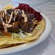 Carne asada con tajadas