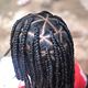 Large Bantu bob knotless