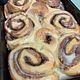 Cinnamon roll slice