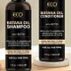 3pcs Batana Hair Care Essential Oil Set, Combined with Shampoo, Conditioner and Batana Blend Oil, Heat Protection Oil Control, Rich in Batana Plant Essential Oils, It Moisturize Hair, Bidding Farewell to Dryness, Greasiness, and Sagging