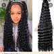 Long Curly Crochet Braids Hair Deep Wave Water Wave High Temperature Fiber Hair Bulk Black Girls New Year Hairstyles
