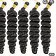 5 in1 packet Sets of 40.64 cm Screws with Curly Hair For Braiding Extensions, Black, Red, Beige, Brown, And Various Colors Suitable for Women'S Daily Outings, Fashion Parties, And New Year Role-Playing