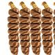 5 in 1 packet Sets of 40.64 c m Screws with Curly Hair fOf  Braiding Extensions, Black, Red, Beige, Brown, And Various Colors Suitable for Women'S Daily Outings, Fashion Parties, And New Year Role-Playing