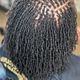 Natural hair micro locs