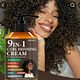 9.47oz, 9-in-1 Curl Defining Cream | Moisturizing, Adult Curl Cream | 1 Bottle, Long-Lasting Style, Frizz Control, Non-Greasy, Hair Design, Rosemary Oil, Castor Oil, Batana Oil, Pumpkin Seed Oil, Biotin, Keratin, Peppermint Oil.