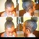 Shuku ponytail conrows 
