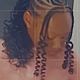 Half cornrows /braids