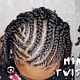 Cornrows into Twists