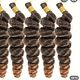5 in 1 packet Sets of 40.64 cm Screws with Curly Hair Of  Braiding Extensions, Black, Red, Beige, Brown, And Various Colors Suitable for Women'S Daily Outings, Fashion Parties, And New Year Role-Playing