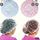 Adjustable Printed Shower Cap, High Quality, Reusable, with Elastic Band, Suitable for Ladies' Spa Salons, Bath Cap for Women, Random Color and Pattern Styles