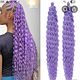 Deep wave boho curly hair, Ocean colour 
