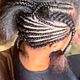 Wash & go met vlechtje ( voor onder pruik)
