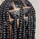 Large knotless braids