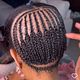 Braid in halve hoofd