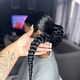 Braided ponytail
