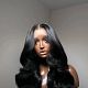 Costum closure wig