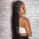 Large Knotless Braids