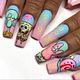 Add free hand Characters to your nails