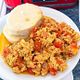 YAMM ,EGGS AND MEAT