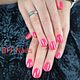 manicure met versteviging (BIAB) met gellak 1 of 2 kleuren