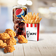 Popcorn chicken combo
