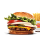 Whopper w/cheese and bacon