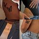 Mini body tattoo design
