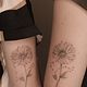 Medium couple tattoo