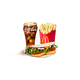 Chicken Foldover Large Meal 