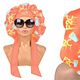 ORANGE BONNET