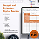 Budget and Expenses Digital Tracker (Pumpkin)