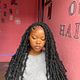 distressed locs butt length
