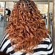 boho French curls shoulder length