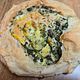 Vegan Mozzarella, Spinach, and Mushroom Sourdough