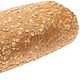 Volkoren vloerbrood: half gesneden