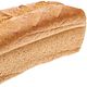 Tarwe knip busbrood: half gesneden