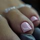 Pedicure met gellak zonder voetzolen