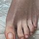 Pedicure met gellak zonder voetzolen