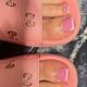 Gel polish on toes