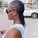 CORNROWS SHORT WITH BEADS