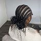 STITCHES CORNROWS WITH EXTENSION (4-12)