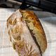 Roasted Garlic,  Asiago Cheese and fresh herbs, Sourdough Loaf