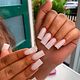 Roze/witte poeder